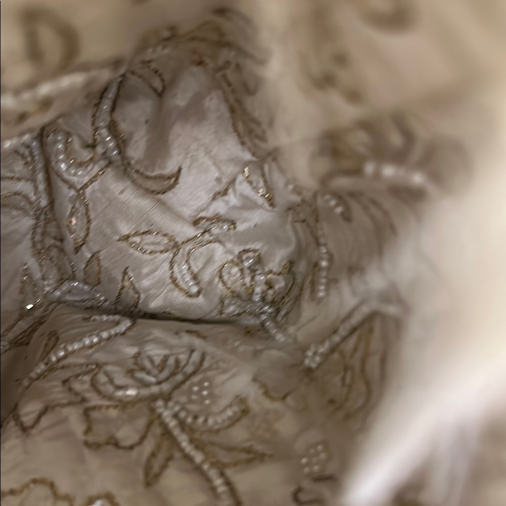 Feathered Handbag with Animal Print - Picture 5 of 12